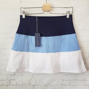 Renwick Colorblock Skort Skirt Size S Navy Blue White Golf Casual A-line